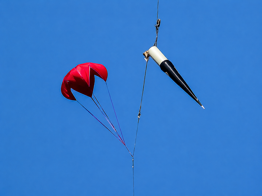 Ballistic Mach II Drogue Parachutes
