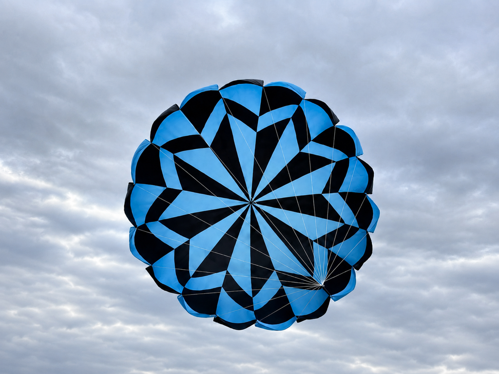 Rocketman Rotating Star Parachutes