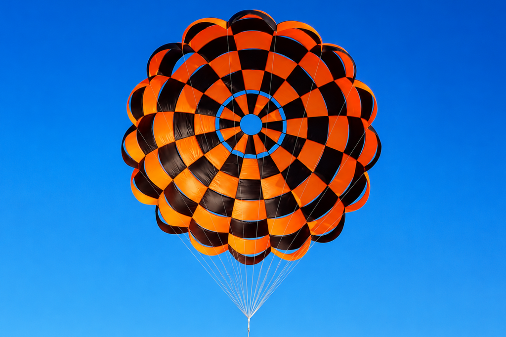 Rocketman Checkered Ring Sail Parachutes