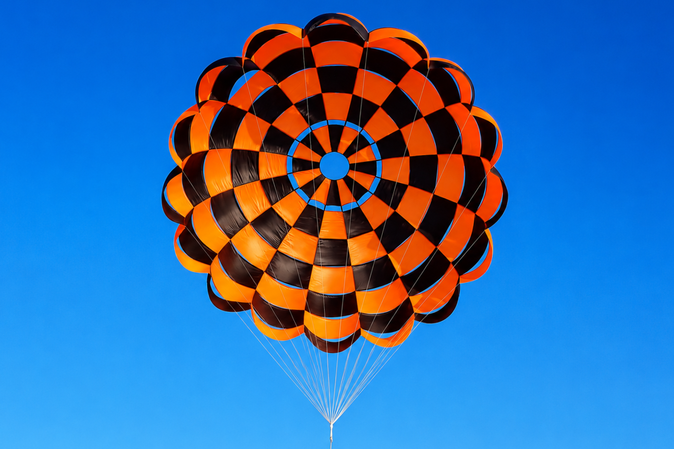 Rocketman Checkered Ring Sail Parachutes