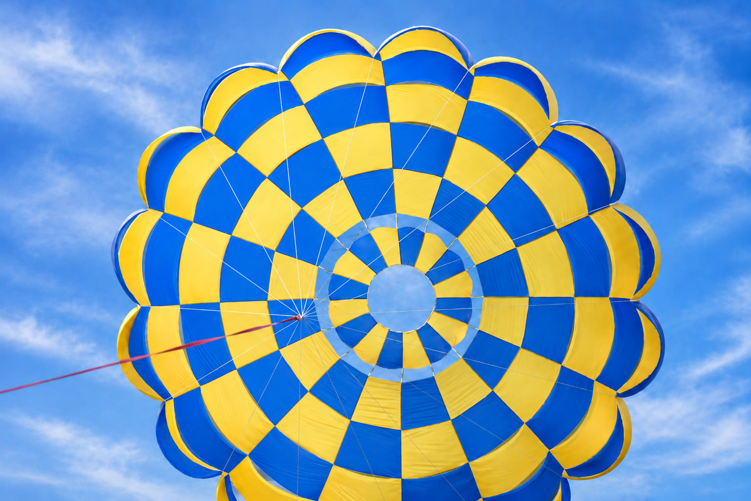 Rocketman Checkered Ring Sail Parachutes