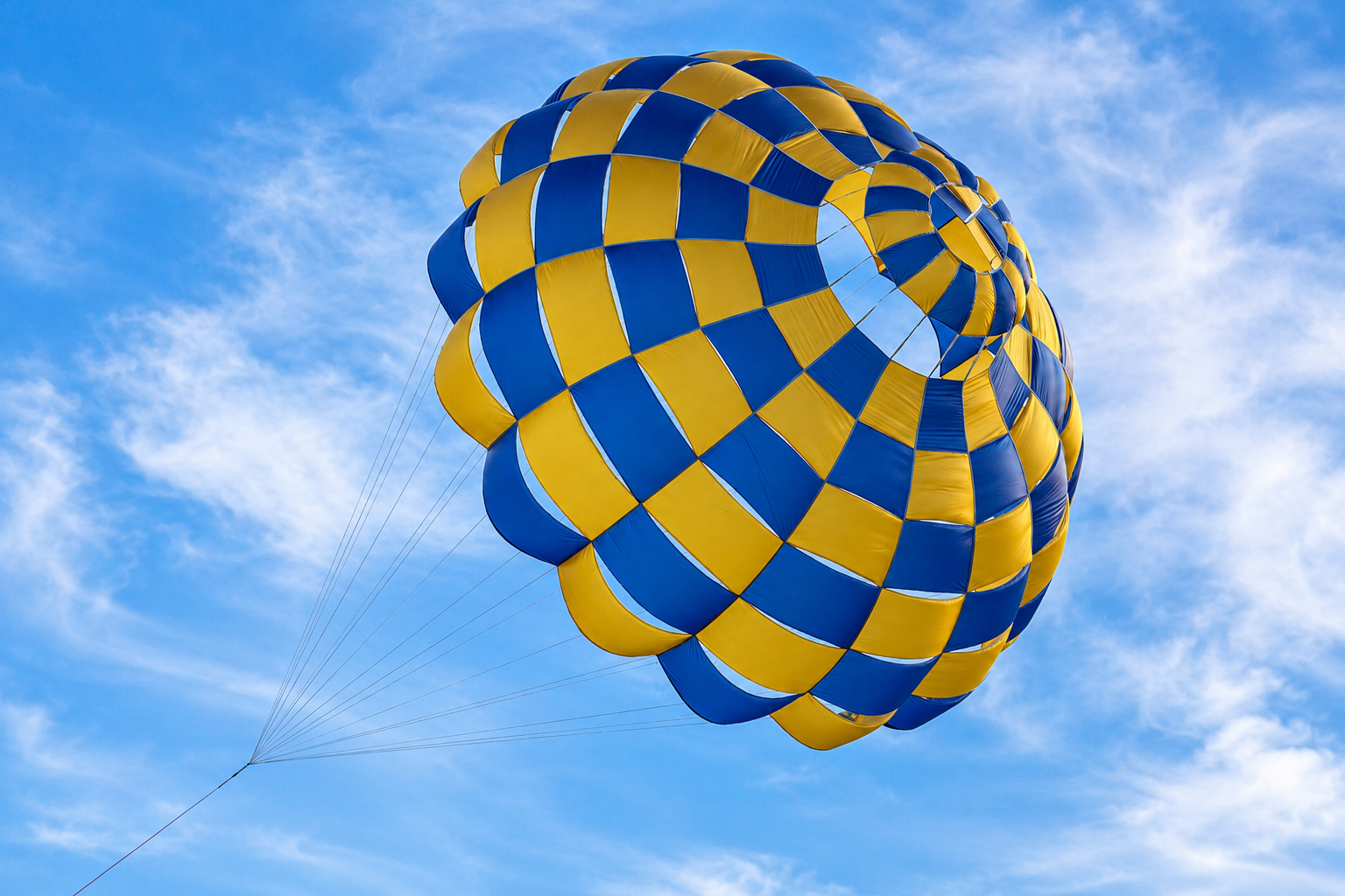 Rocketman Checkered Ring Sail Parachutes