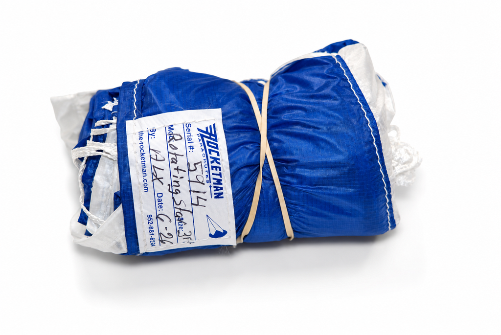 Rocketman Rotating Star Parachutes