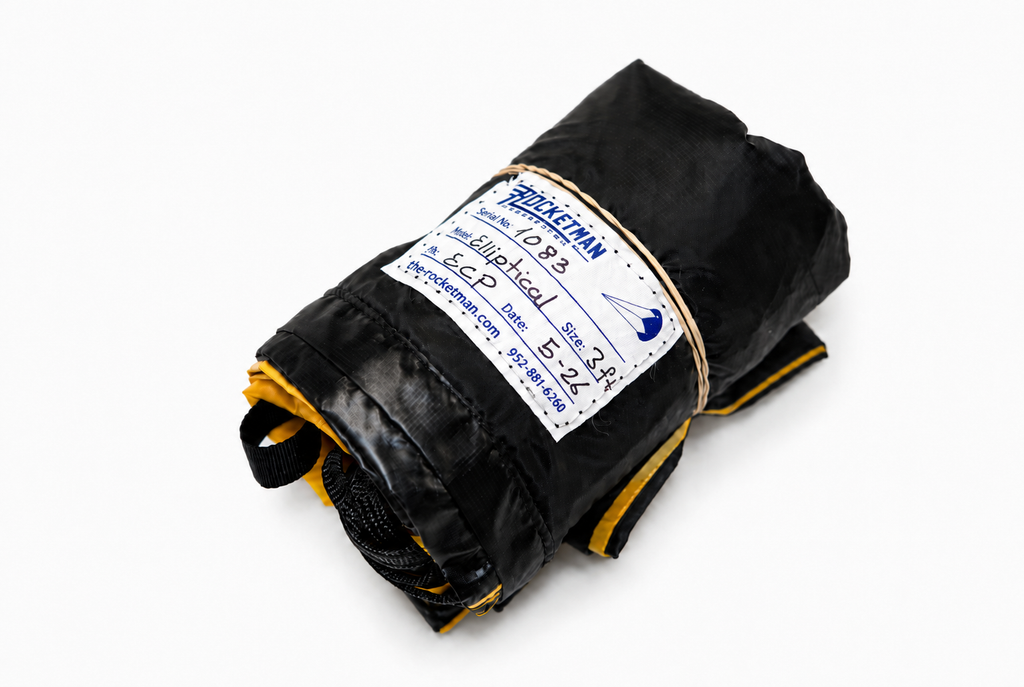 Rocketman Elliptical Parachutes