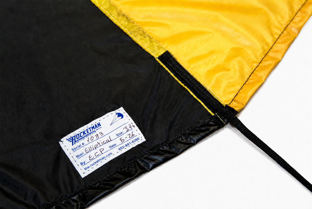 Rocketman Elliptical Parachutes