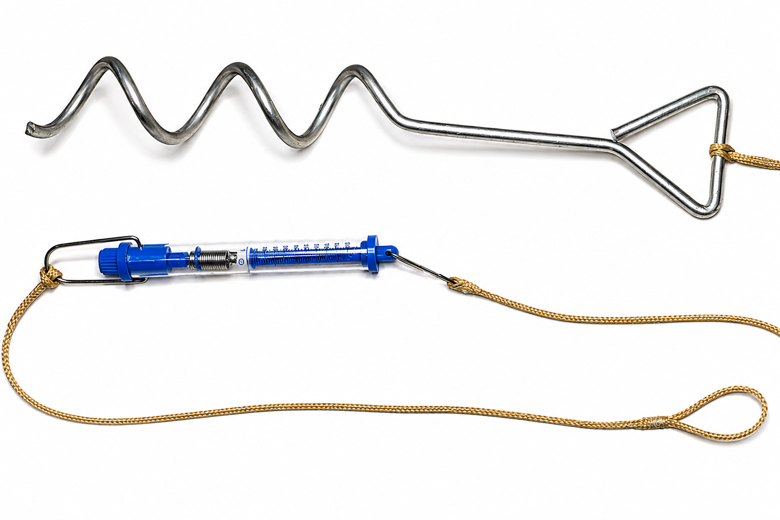 Weather Balloon Ground Screw and Scale
