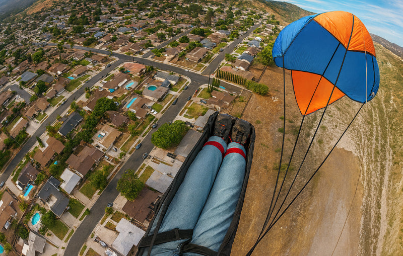 Hang Gliding Drogue Parachute & Parachute Pack