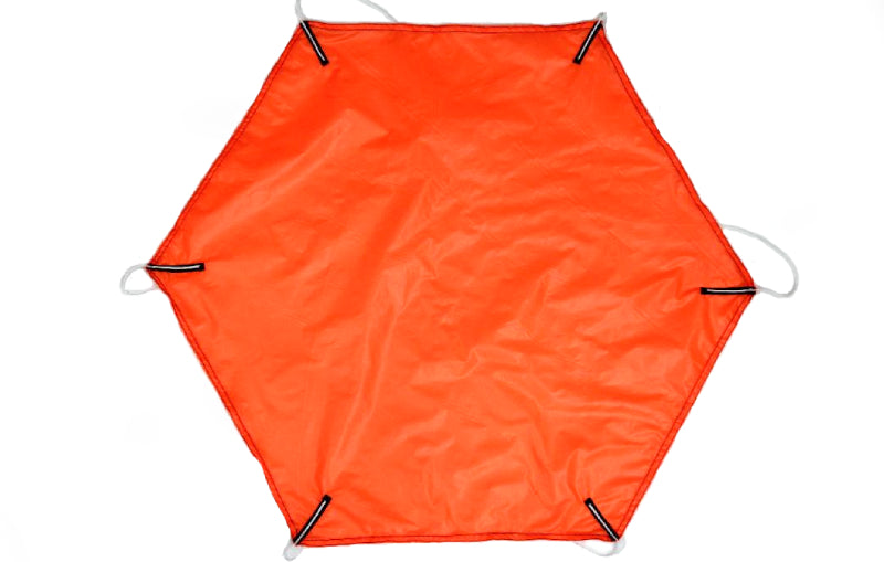 Hexagon Model Rocketry Parachutes