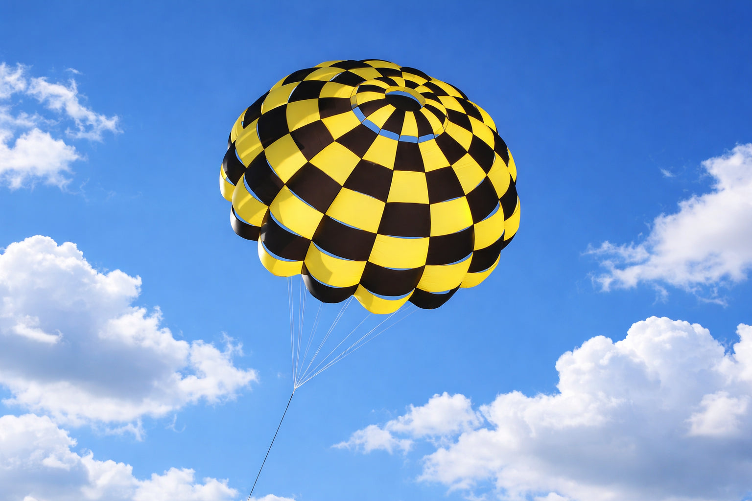 Rocketman Checkered Ring Sail Parachutes