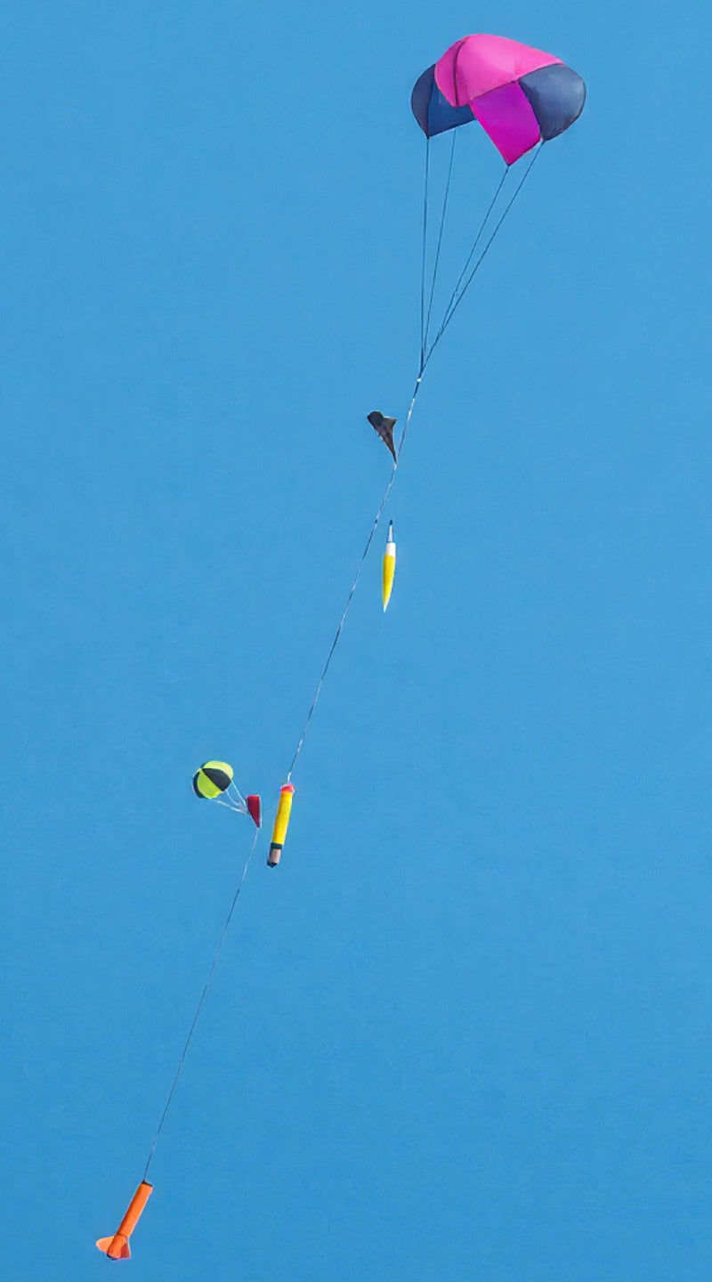High, Mid, and Low Power Rocket Parachutes